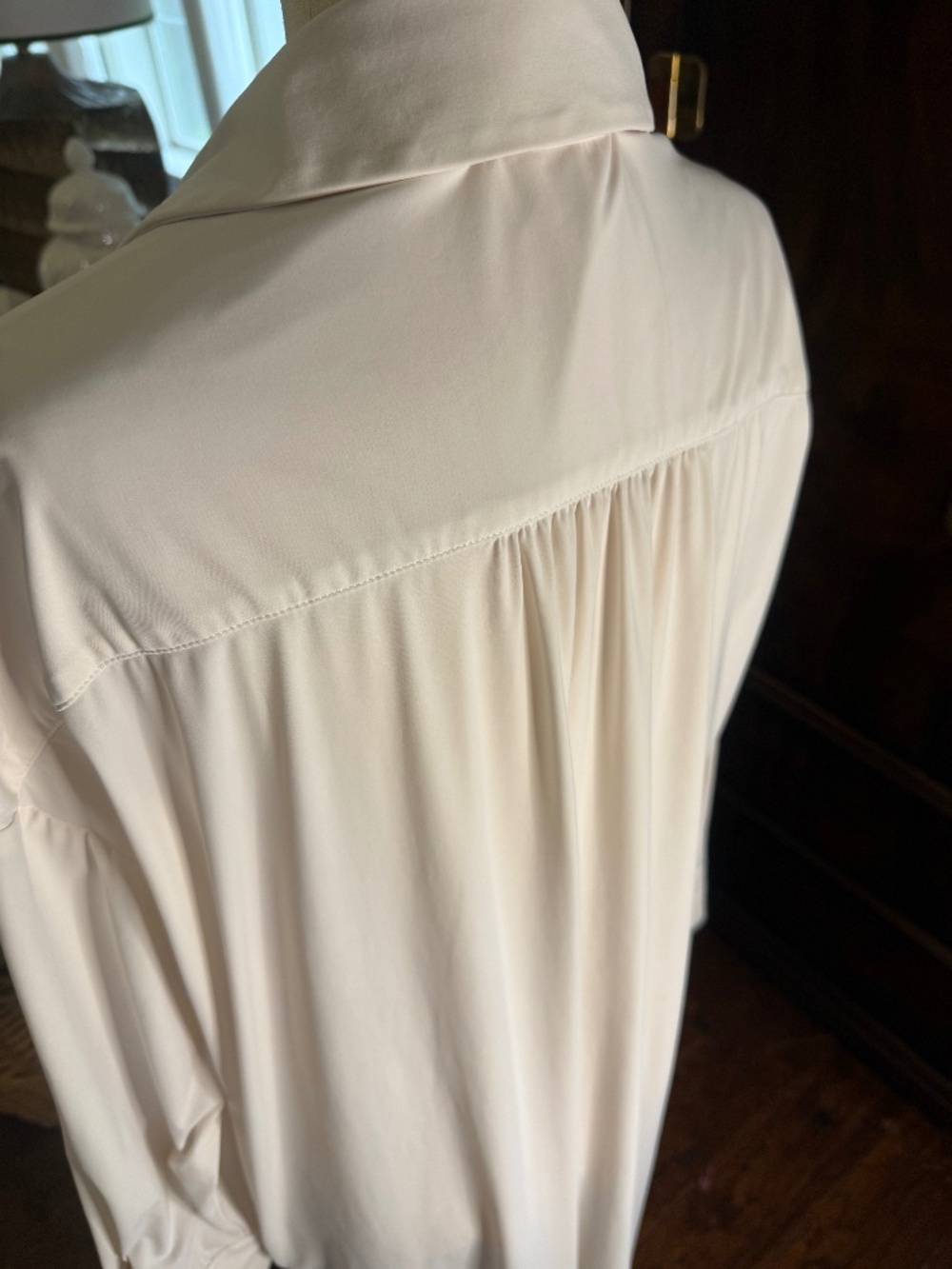 ONA "Tropez II" white oversized shirt dress sz M / L - Picture 5 of 10